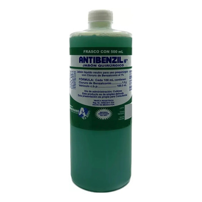 Jabón Quirurgico Antibenzil 500 Ml Desinfectante
