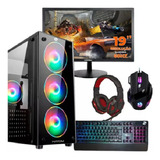 Pc Completo Intel Core I5 8gb Gamer Ssd 240gb + Monitor