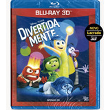 Blu-ray 3d Divertida Mente - Disney Pixar - Original Lacrado