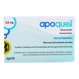 Apoquel Dermatológico Anti Coceira Cães 3,6 Mg