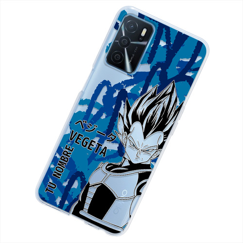 Funda Para Oppo Dragon Ball Z Vegeta Super Saiyan Tu Nombre