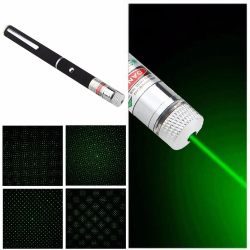 Puntero Laser Verde Potente+ Pilas Foco Ajustable Fiestas