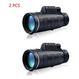 Pack X2 Monocular Binoculares Profesionales De Largo Alcance