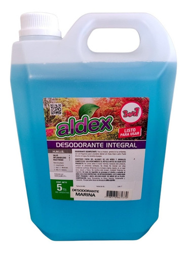 Aldex Desinfectante / Desodorante 3 En 1 Marina X 5l