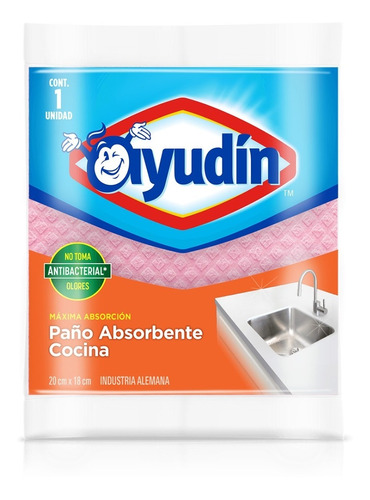 Ayudin Paño Esponja Cocina  X 3 