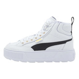 Tenis Puma Karmen Mid Color Blanco/negro - Adulto 22.5 Mx