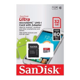 Memoria Micro Sd Sandisk Original 32 Gb Clase 10 Tarjeta Tf