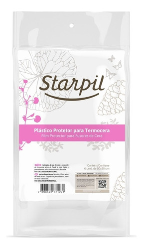 Refil Plástico Protetor Descartável Termocera Starpil - 6fls