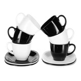 Set 6 Taza De Te Con Plato Modelo Carine 220 Cc Combinados