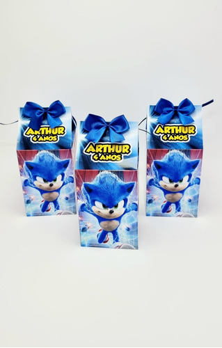 Kit Festa Personalizada Sonic 20 Itens
