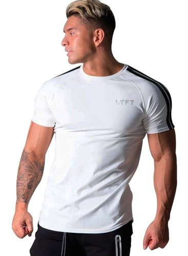 Playera Deportiva Casual Gym Ajuste Perfecto Lyft Moda 33str