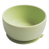 Bowl De Silicona Con Ventosa, Sin Bpa, Para Bebe Color Verde
