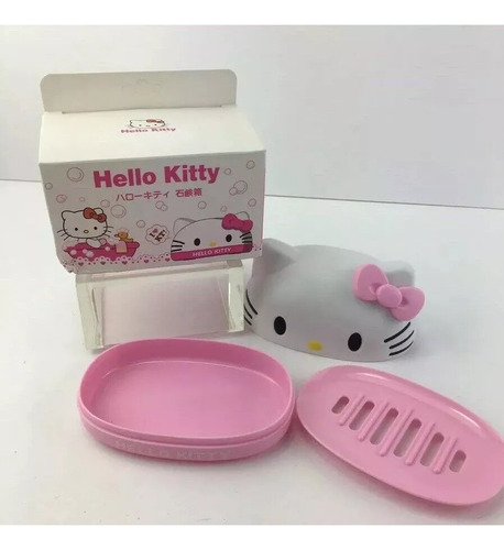Soporte Para Jabon Esponja Diseño Hello Kitty