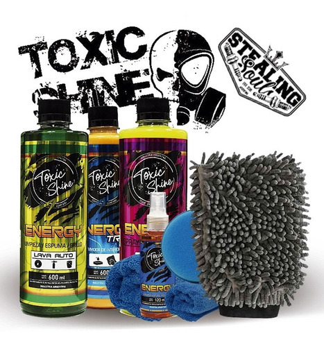 Toxic Shine | Kit Combo Lavado Completo | Energy #2 | Detail