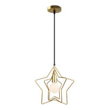 Colgante Lámpara Moderna Estrella 32cm 40w