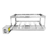 Churrasqueira Elétrica Jme Metal Grill 6 Espetos Inox Bivolt