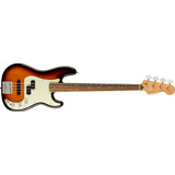 Baixo Fender Player Precision Bass 4 Cordas Para Canhoto Sunburst Com Acabamento Poliuretano Acetinado