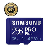 Tarjeta De Memoria Samsung Pro Plus 256gb Microsd +adaptador