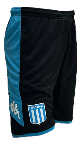 Short De Entrenamienamiento Racing Club 2024 Kappa Negro