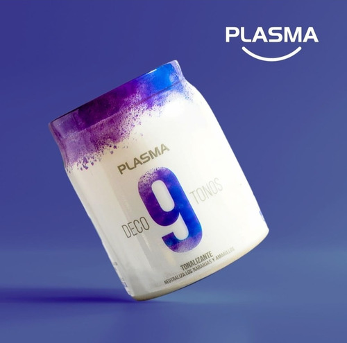 Decolorante Plasma 9 Tonos Con  Matizador 500 Grs