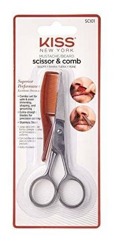 Tijera Para Bigote - Kiss Mustache Scissors