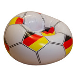 Sillon Puff Inflable Pelota Fútbol Jardin Pileta Verano 