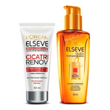 Cicatri Renov  + Óleo Extraordinário Elseve Loréal Paris