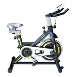 Bicicleta Estática Profit Spinell Para Spinning Color Negro Y Verde