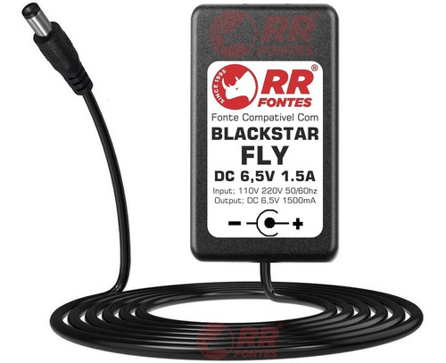 Fonte Carregador 6,5v 1,5a Caixa Blackstar Fly3 Amplificada