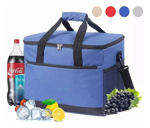 30 L Mochila Hieleras Enfriador Bolsa Impermeable Portátil Color Azul