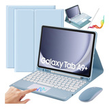 Funda C/teclado Mouse Lápiz Para Galaxy Tab A9plus 11'' Ñ