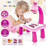 Kid Led Projector Art Drawing Table Light Kids Toy Paintin