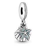 Charm Pandora Colgante Con Forma De Estrella Y Concha De Mar