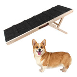 Lynndia Rampa Para Perros, Rampa Ajustable De Madera Para Ma