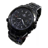 Reloj Casio Edifice Cronógrafo Ef-535bk 1av  -  535 Bk