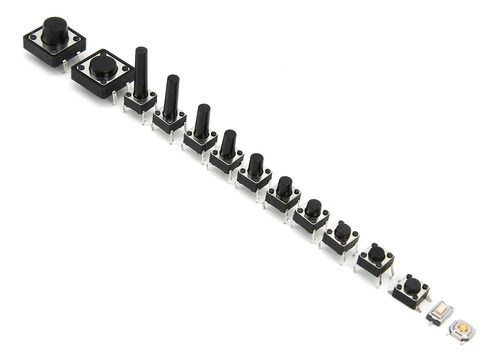 Microinterruptor Táctil Smd Dip, 140 Unidades, 14 Unidades