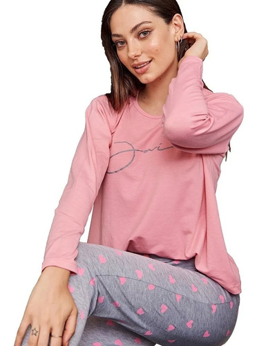 Pijama Mujer  Corazones  -  Jaia 