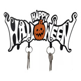 Porta Llaves Halloween Decoración De Pared Happy Halloween 