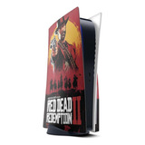 Skin Adesivo Ps5 Com Disco 2 Controles Red Dead Redemption 3
