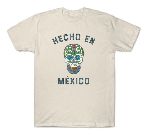 Playera Camiseta Calavera Hecho En Mexico Tradiciones Cultur