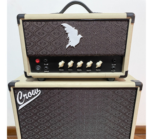  Amplificador Crow 7watts Valv + Crow 1x12 Celestion Seventy