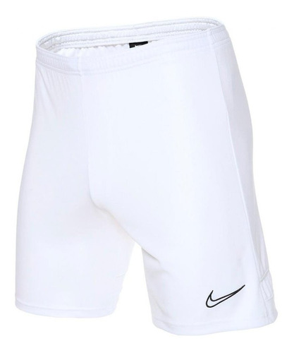 Pantaloneta Nike Fútbol Dri-fit Para Hombre-blanco