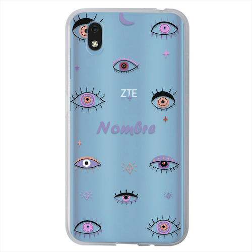 Funda Para Zte Ojos Turcos Personalizada Con Nombre