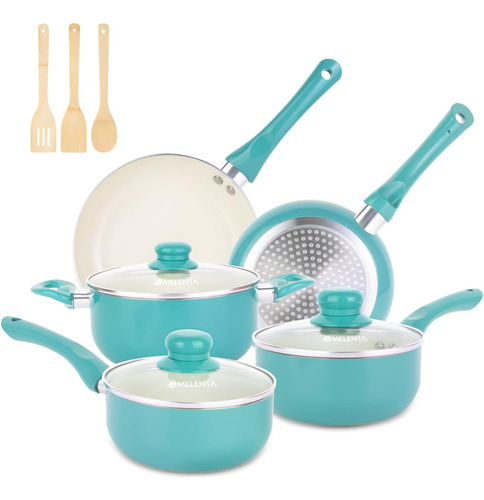 Pots And Pans Set Nonstick, 11pcs Kitchen Cookware Sets I...