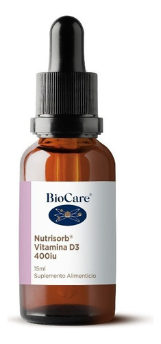 Biocare Nutrisorb Vitamina D3 Salud Osea Sist Inmune Cardio Sabor Sin Sabor