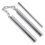 Nunchaku Metal Se Convierte En Baston Cabeza Giratorio Largo