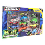 Teamsterz Beast Machines Autos Metálicos Pack X10 Unidades