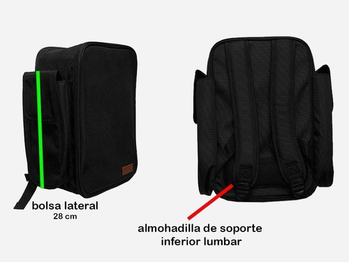 Mochila Para Pedales Joyo Espacios Especiales Y Reforzados 