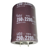 Capacitor Condensador 250v 2200uf Electrolítico 2200 Micros
