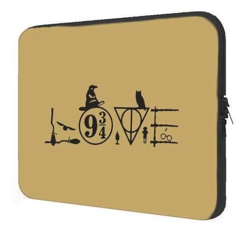 Capa Case Notebook 14  Personalizado Geek Love Harry Potter